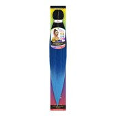 Thumbnail: EZBRAID Rainbow 3-Tone Color Pre-Stretched Braid (30inch)
