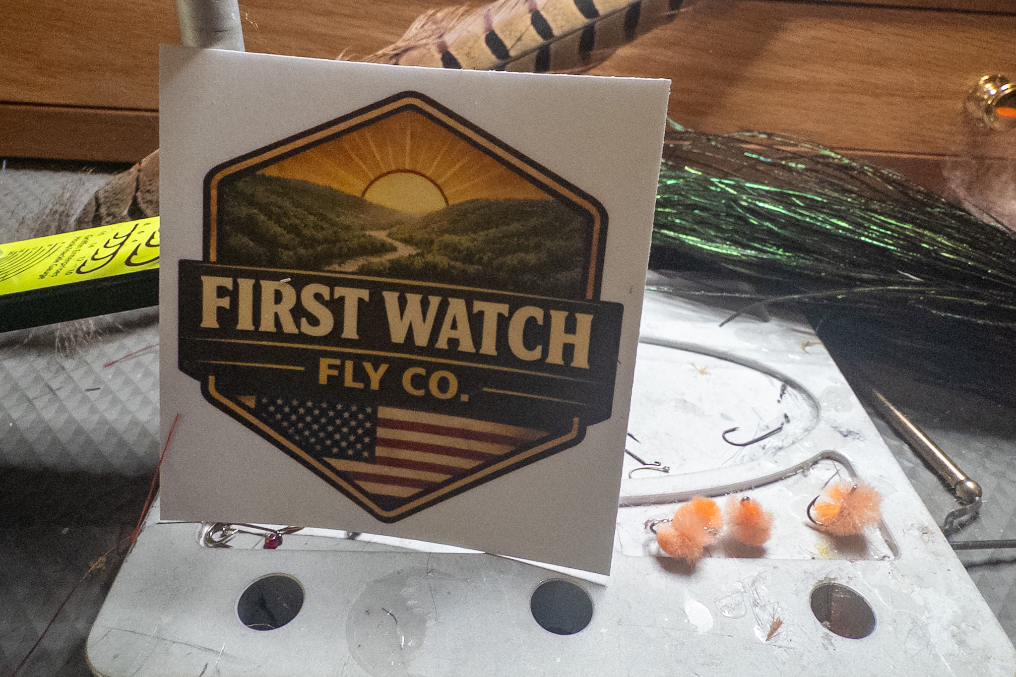 First Watch Fly Co. Sunrise Patriot Sticker