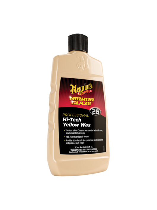 Meguiar’s  Mirror Glaze Professional Hi Tech Yellow Wax ceara auto lichida 473ml