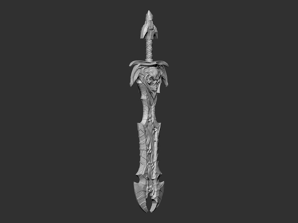 Thumbnail: Soul Eater Damascus Sword