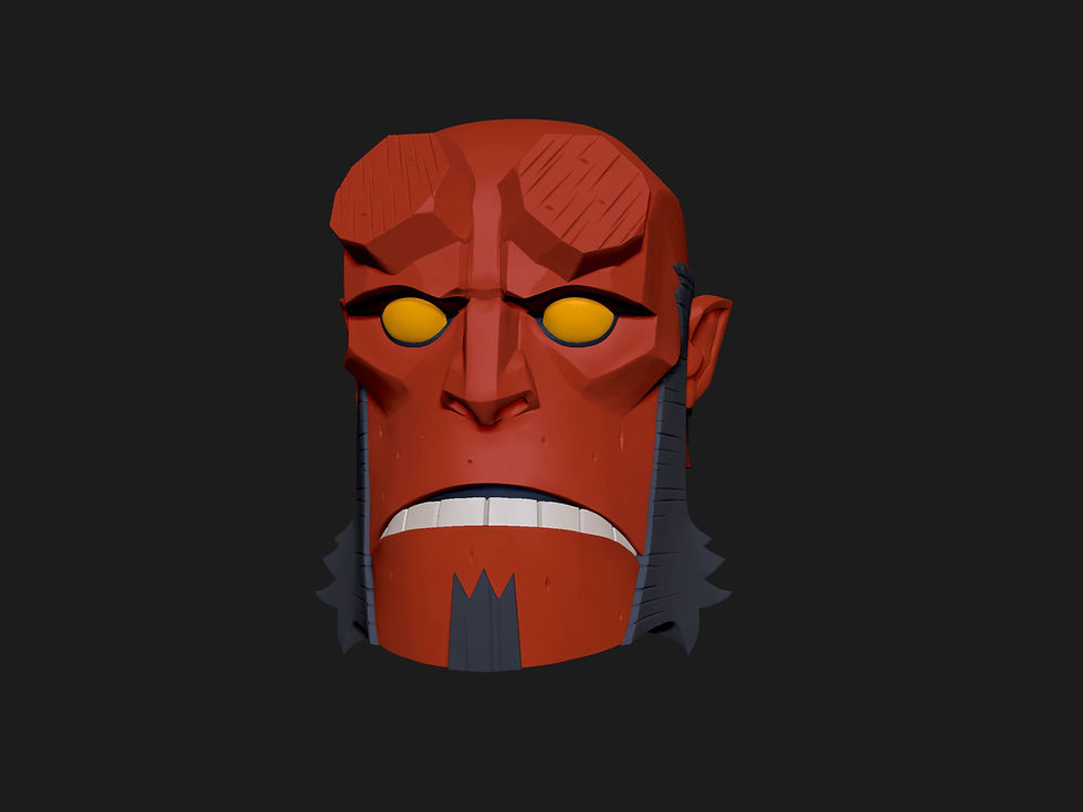 Thumbnail: Unpainted Heaven Lad´ Scared Head
