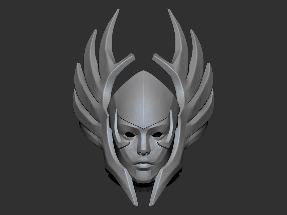 Thumbnail: Azriel's Mask - for Guard Knight Helmet