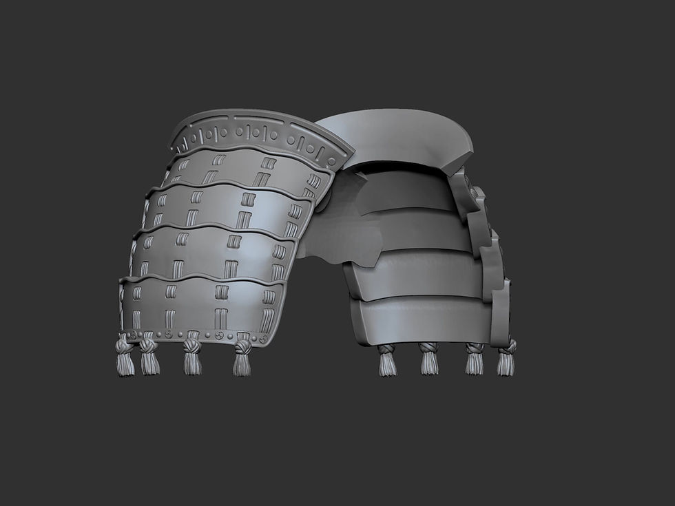 Thumbnail: Samurai- Shoulder Armor (pair)