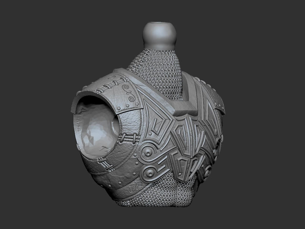 Thumbnail: Blood Hunter Torso (Dwarf)