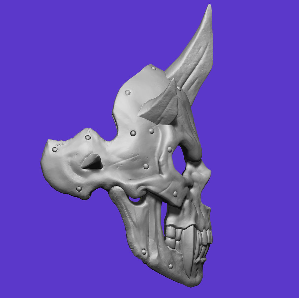 Thumbnail: Grimsbane Mask - for Guard Knight Helmet