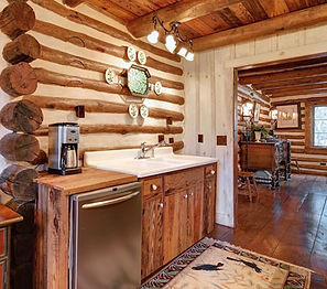 Big Billy Cabin Kitchen Before