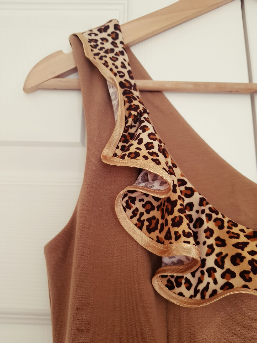 Thumbnail: Leopard Print 'Ruffle' Dress