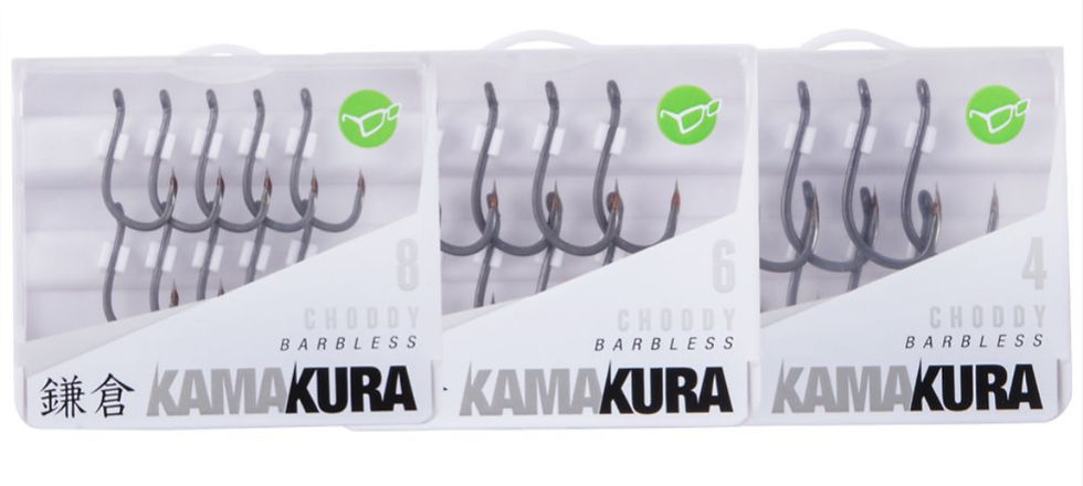Korda Kamakura Choddy Hooks Barbless