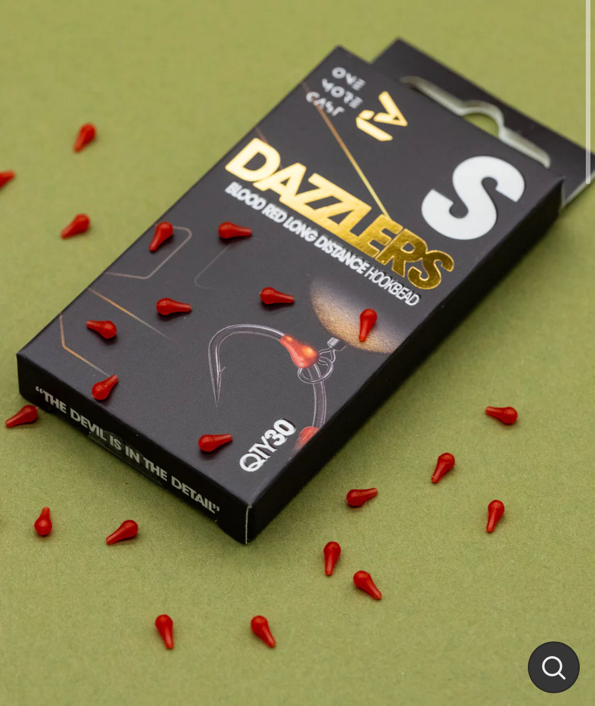 DAZZLERS BLOOD RED LONG DISTANCE HOOKBEAD