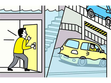 水害での注意点