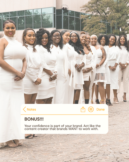 Bonus: Be Confident!