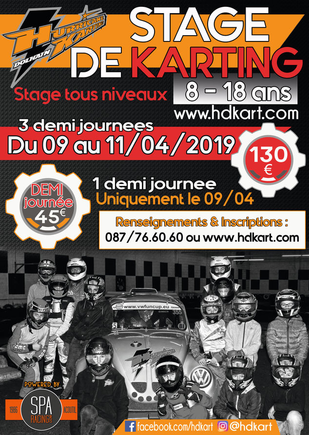 Stage de Pâques 2019