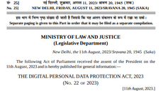 Digital Personal Data Protection Act, 2023