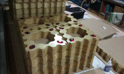 Gold blocks for scenografy