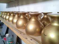 Fake gold cups