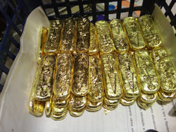Fake bars of gold