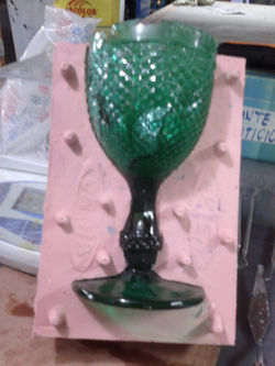 Fake sugar glass cup
