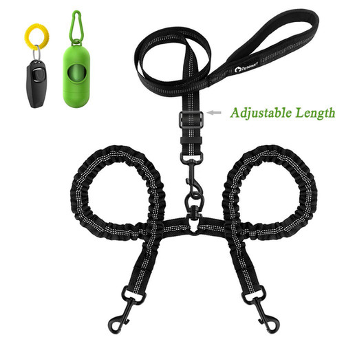 Adjustable Double Leash Peteast