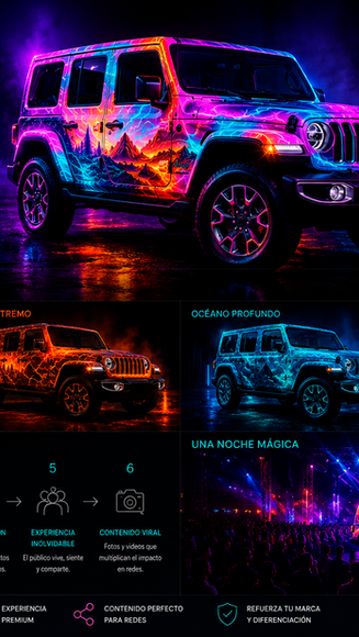 Video Mapping Sobre autos