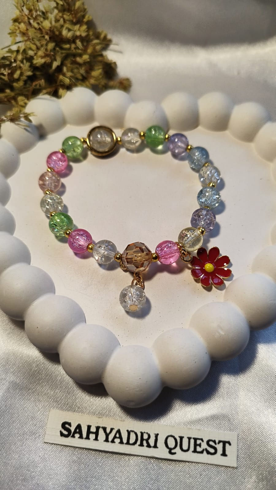 Thumbnail: colourfull bead bracelet - 02