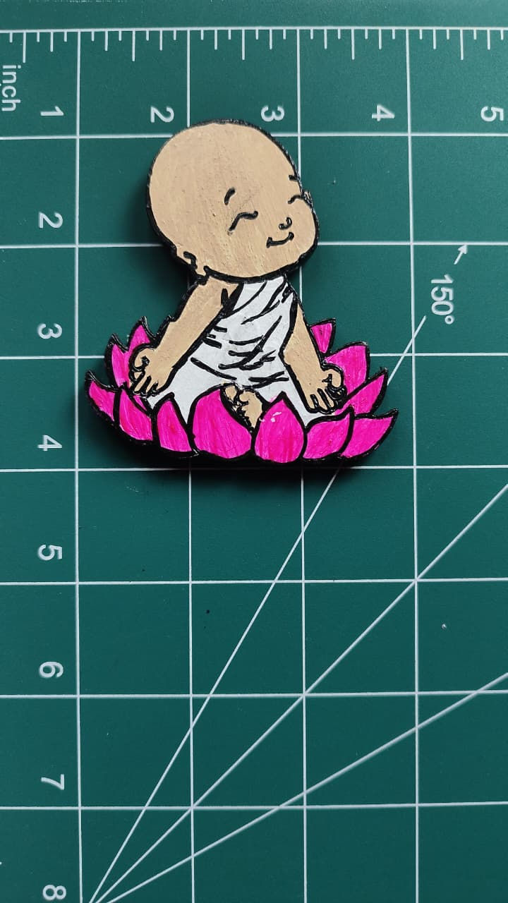 Thumbnail: Bala buddha fridge magnet