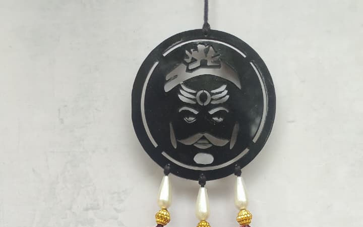 Thumbnail: Koragajja acrylic dreamcatcher