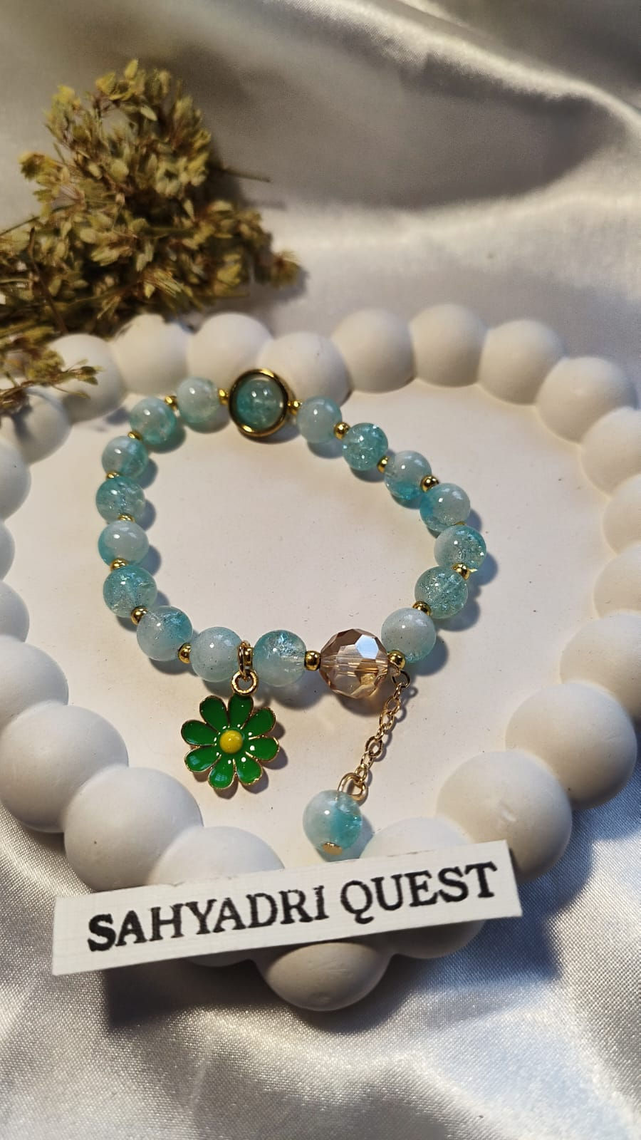 Thumbnail: Colourfull bead bracelet - 03