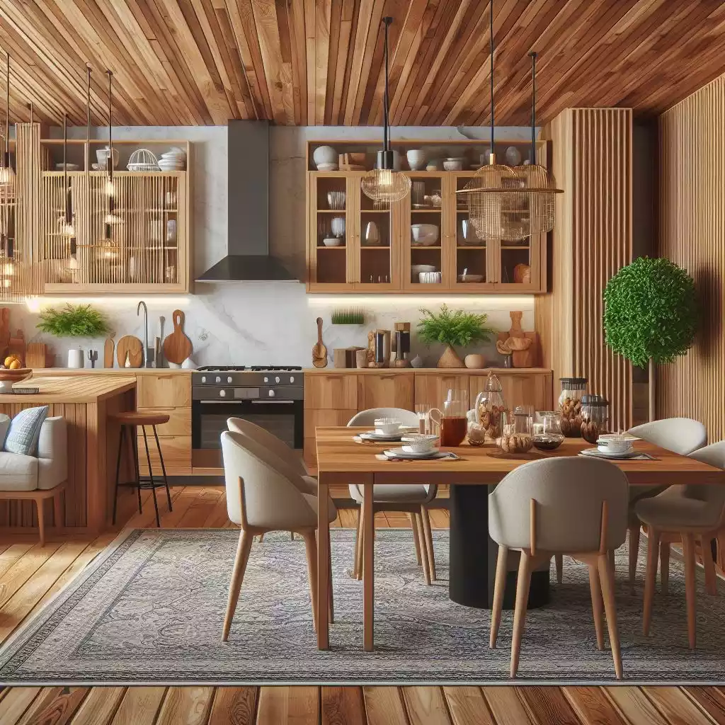 Scandinavian Style of Dining for Traditional Decor