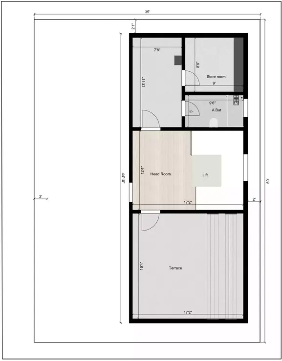 30 50 house plan 4 bhk north facing plan  Terrace  floor plan