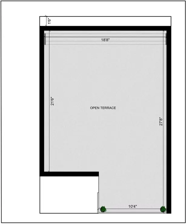 20 * 30 house plan 2bhk duplex with 1bhk plan plot Ground Floor Terrace Floor