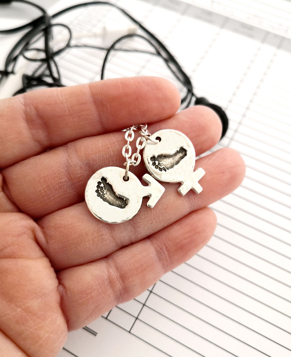 Miniaturbild: Mars Glücksbringer Anhänger Personalisierter Fußabdruck Vaterliebe