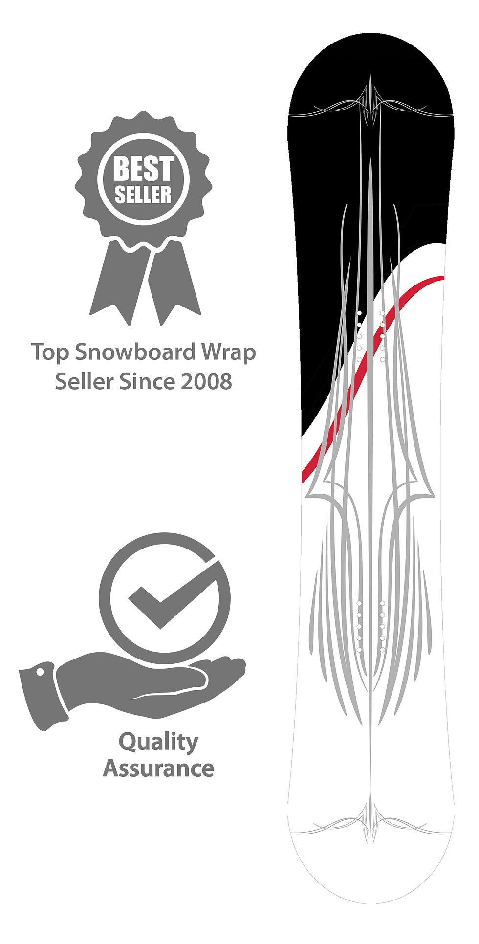 Thumbnail: Snowboard Pinstripe Wrap