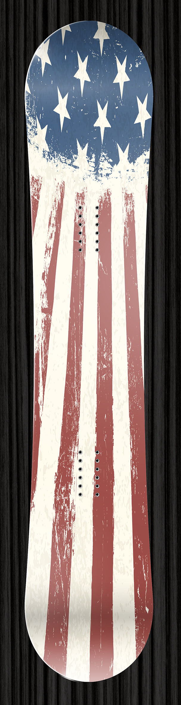 Thumbnail: US Flag Snowboard 198
