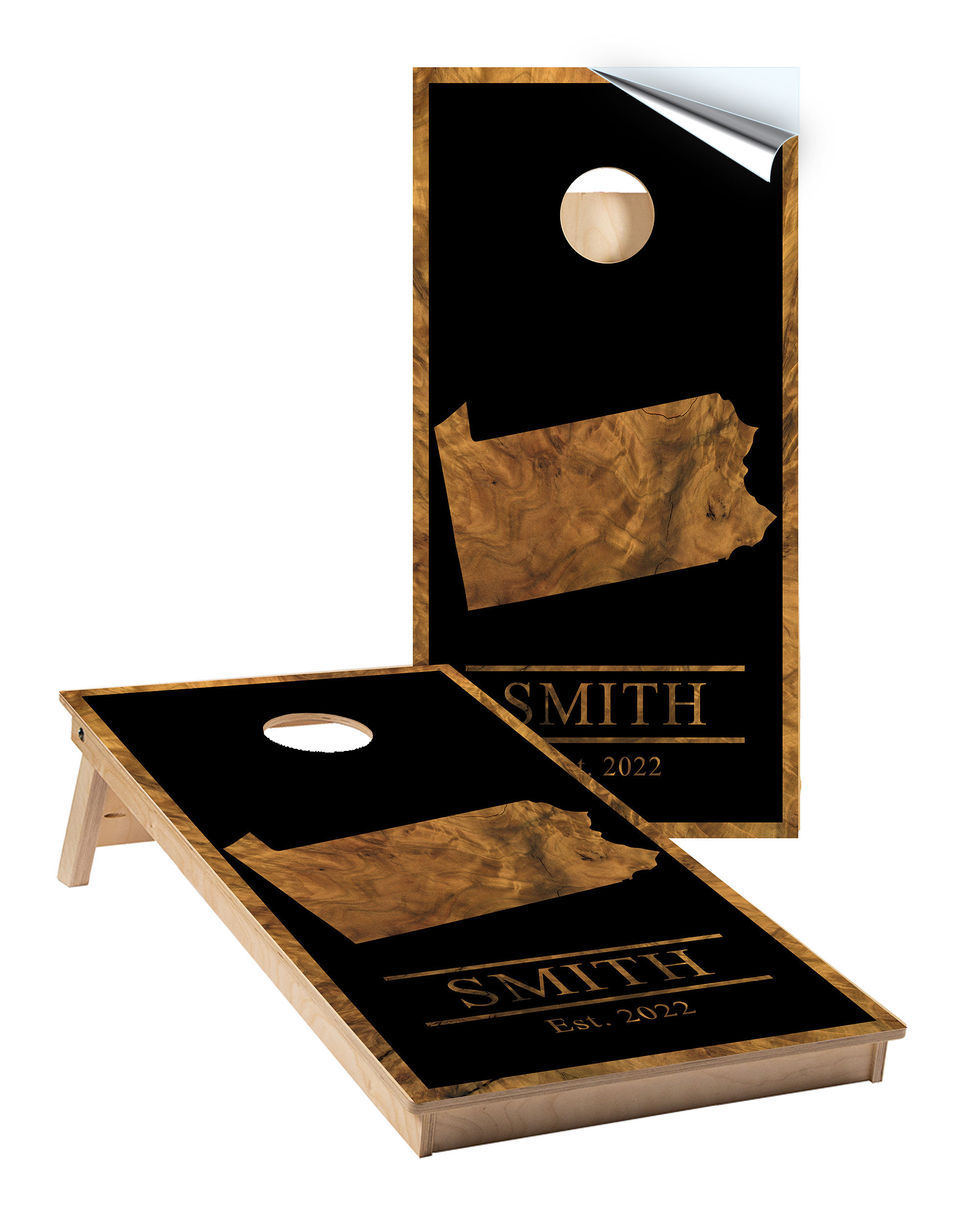 State Cornhole Wraps