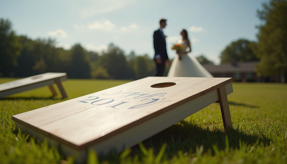 Wedding Cornhole Boards