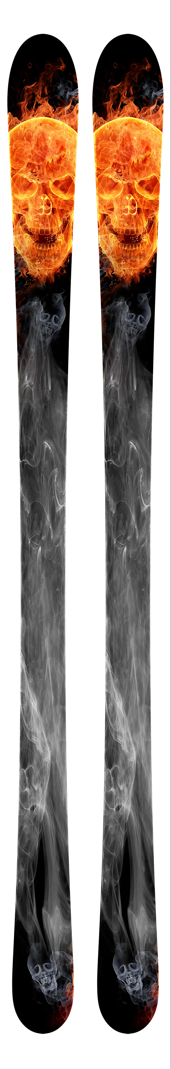 Flame Skull Ski Wraps