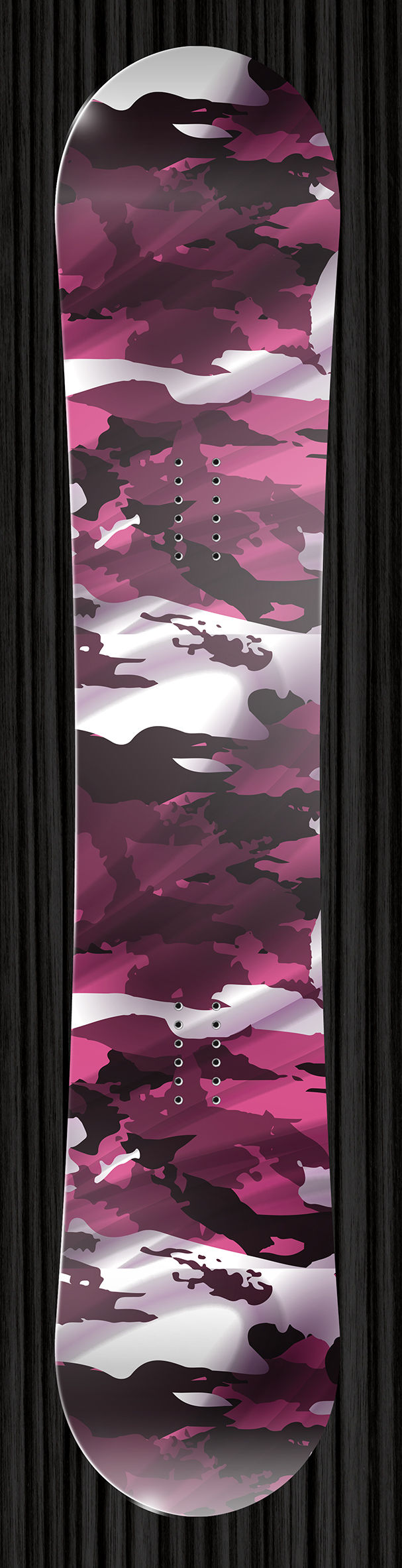 Thumbnail: Pink Snow Camo Snowboard Wrap Design 016b