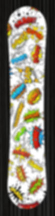 Cartoon Snowboard Wrap | YourBoardWrap.com