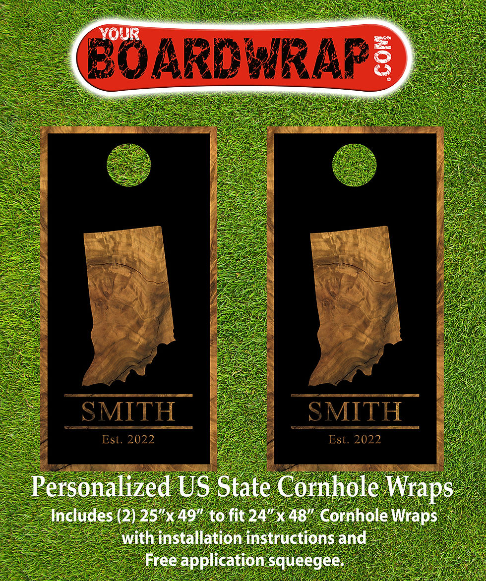 Thumbnail: Indiana State Cornhole Wrap 540