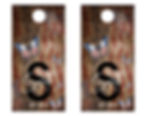 Cornhole Wraps Butterfly USA Family Name
