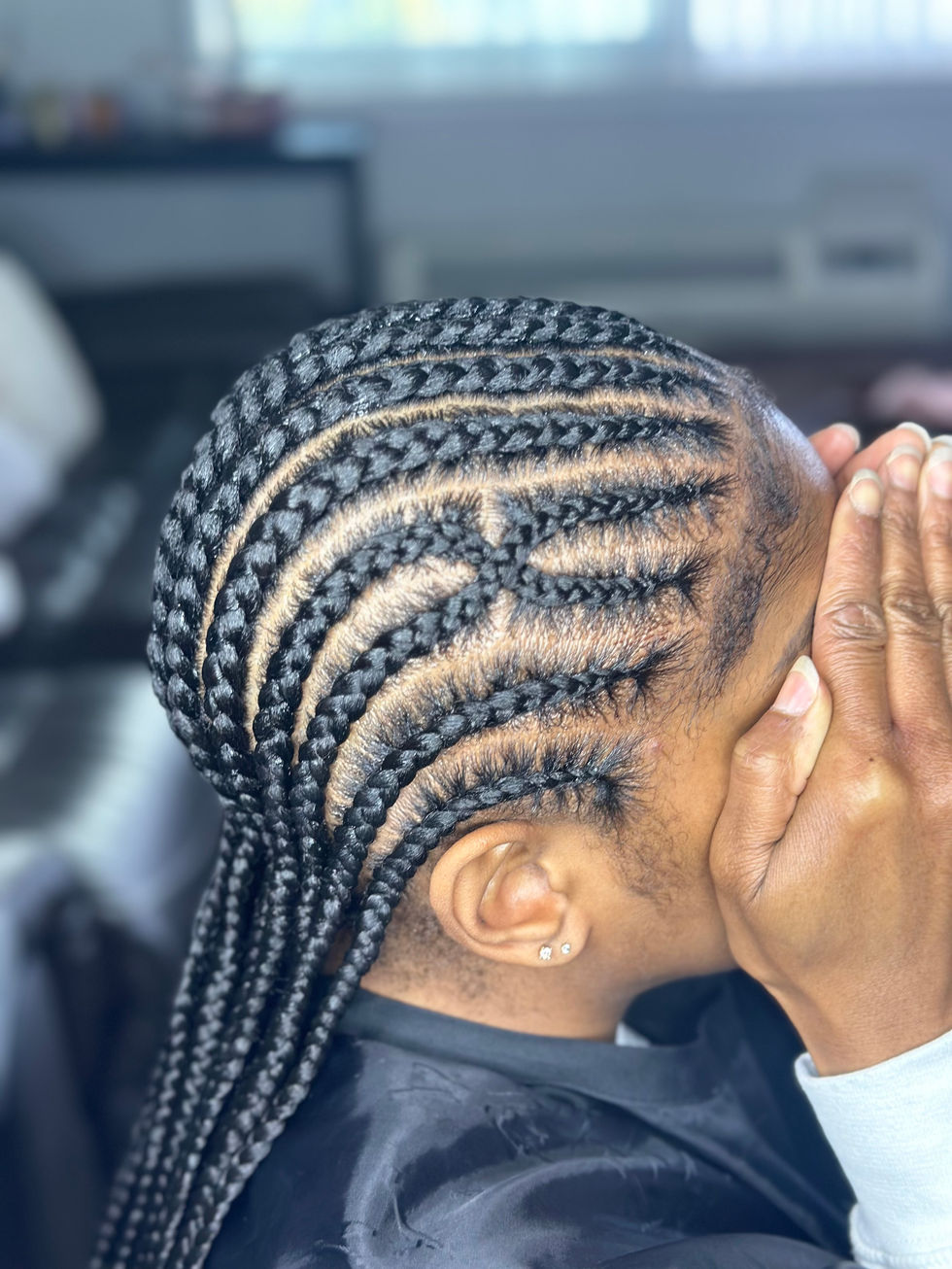 Cornrow Braids, Straight Back Braids, Angie Hairr Stylist, Santa Ana California, Styling Salon, Expert Braiders, Super Styles, Unique Care