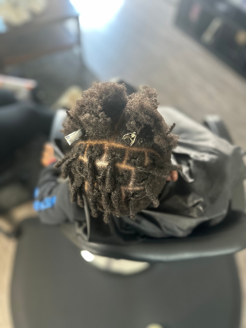 Starter Dreadlocks done at Angie Hairr Stylist in 811 S Fairview Street Santa Ana, California