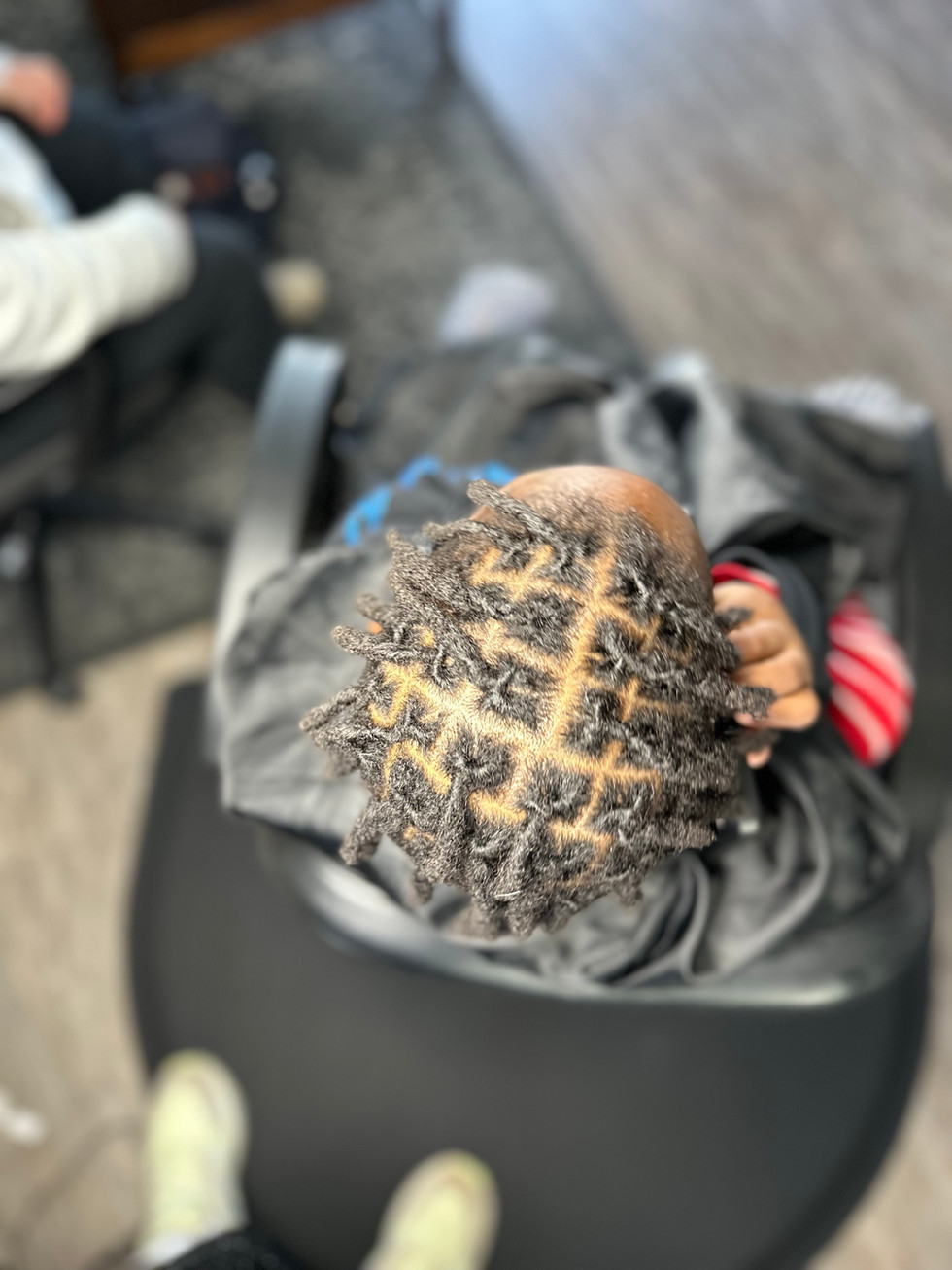 Starter Dreadlocks done at Angie Hairr Stylist in 811 S Fairview Street Santa Ana, California