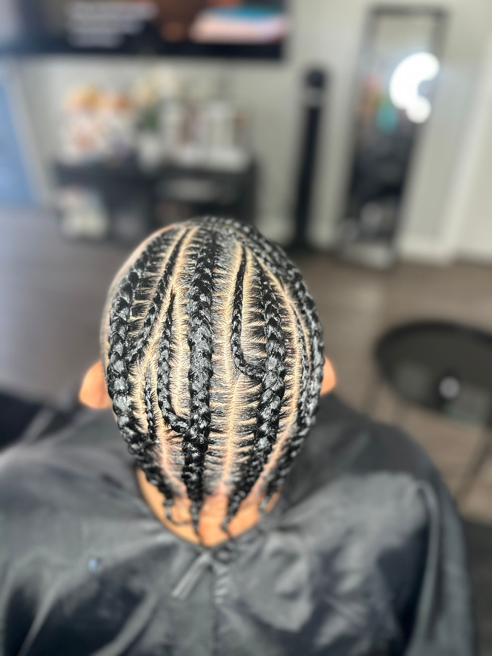 Stylized Men's Cornrows, at Angie Hairr Stylist