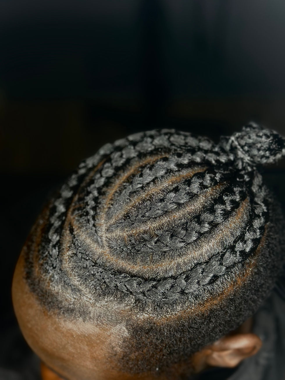 Stylized Men's Cornrows, at Angie Hairr Stylist
