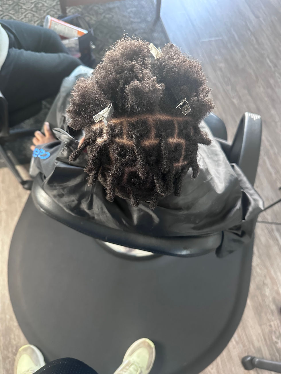 Starter Dreadlocks done at Angie Hairr Stylist in 811 S Fairview Street Santa Ana, California