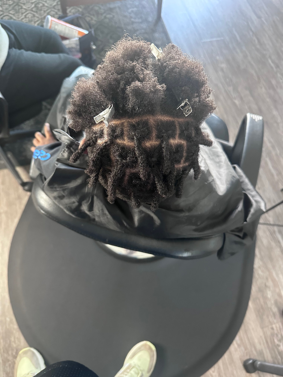 Starter Dreadlocks done at Angie Hairr Stylist in 811 S Fairview Street Santa Ana, California