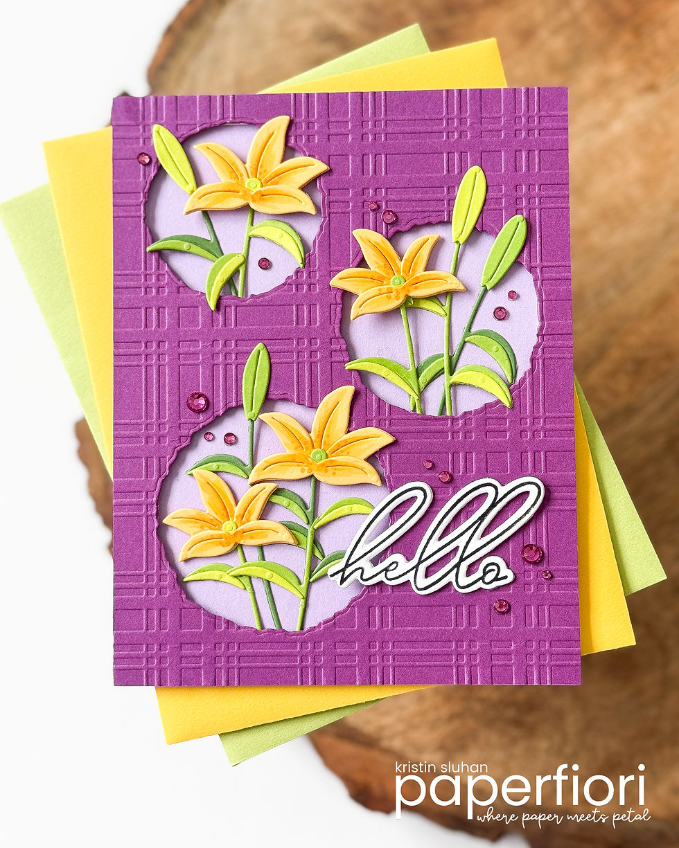More fun with SPELLBINDERS Summertime Collection
