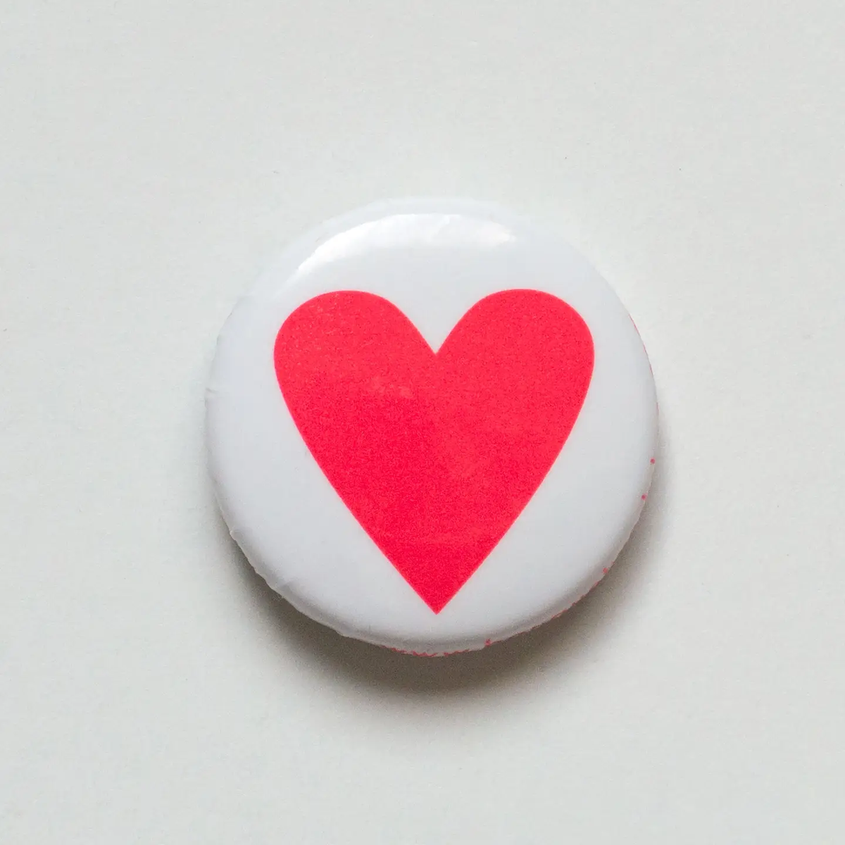 Neon Heart Pin / Button