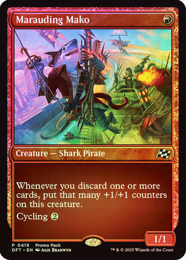 Marauding Mako (DFT) (419) / Promo Pack Foil